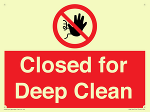 Closed for Deep Clean